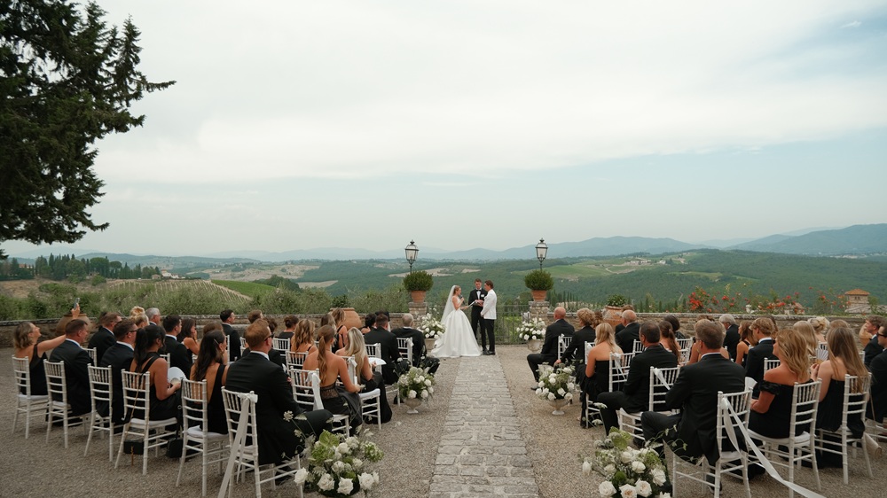 Matrimonio tra i vigneti della Toscana